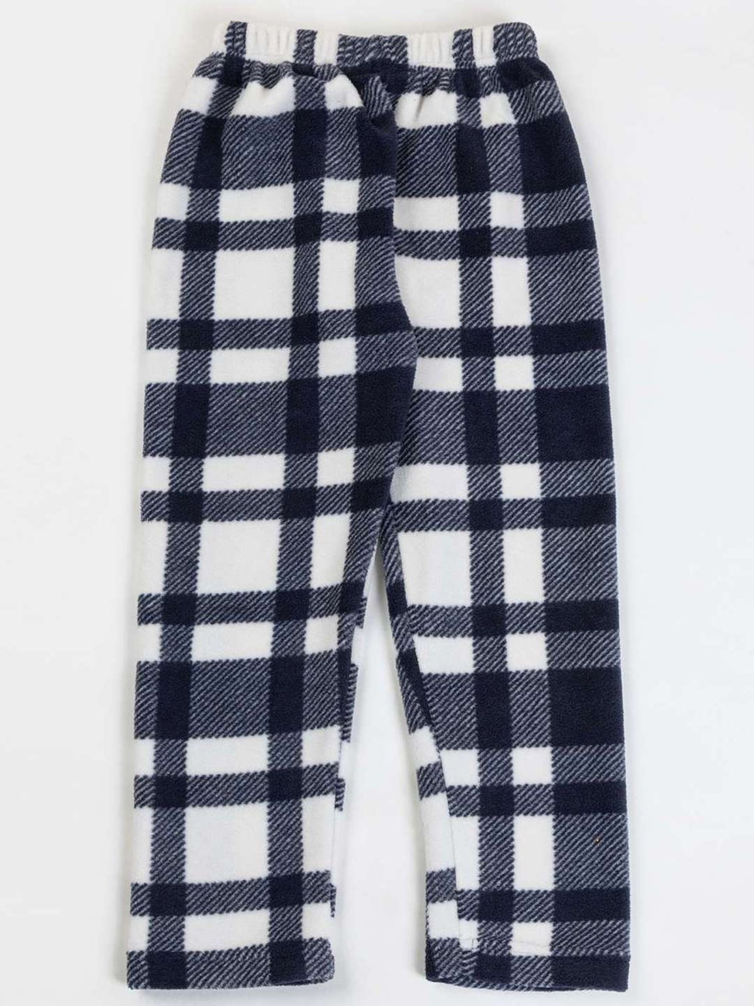 NINS MODA Girls Navy & White Chequered Full Sleeves Shirt Set