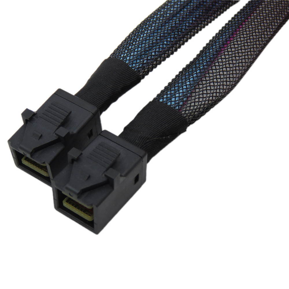 CableDeconn Mini-SAS cable SFF-8643 to SFF-8643 cable Comply with SAS 3.0 12G 1Meter