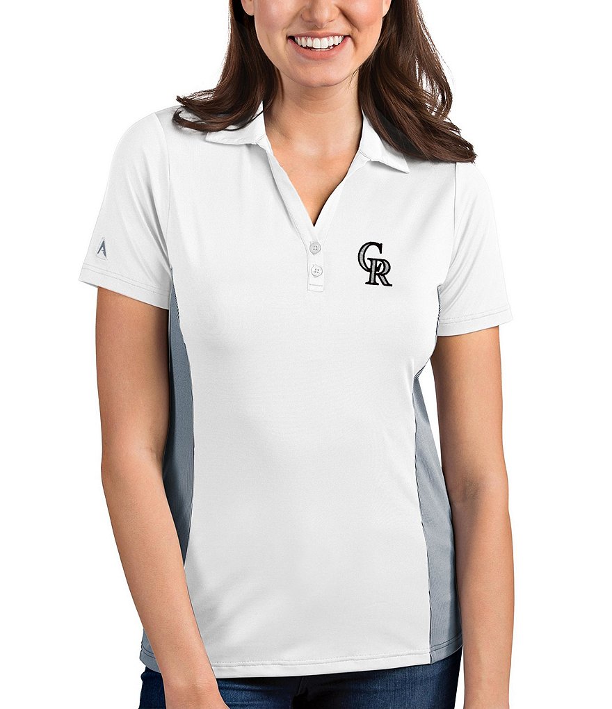 Antigua Women's MLB Venture Short-Sleeve Polo Shirt