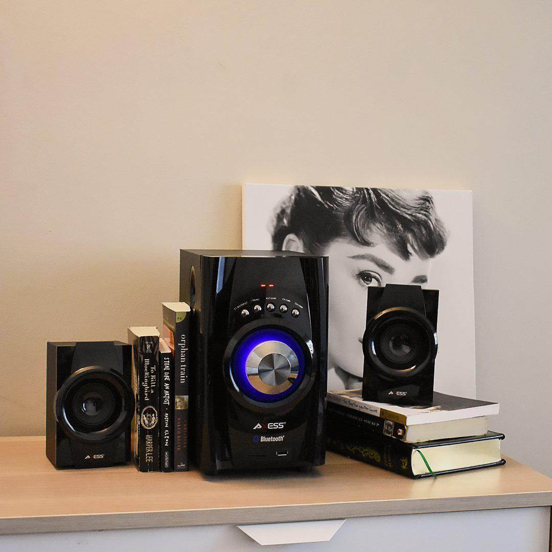 AXESS MSBT3901BK Mini Entertainment System with Bluetooth