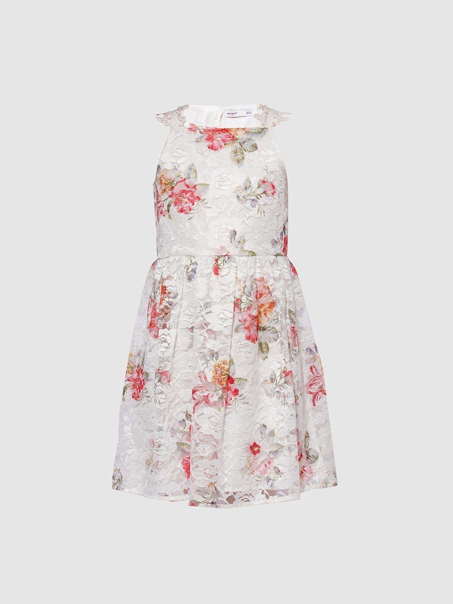 Vero Moda Girls White Floral Dress