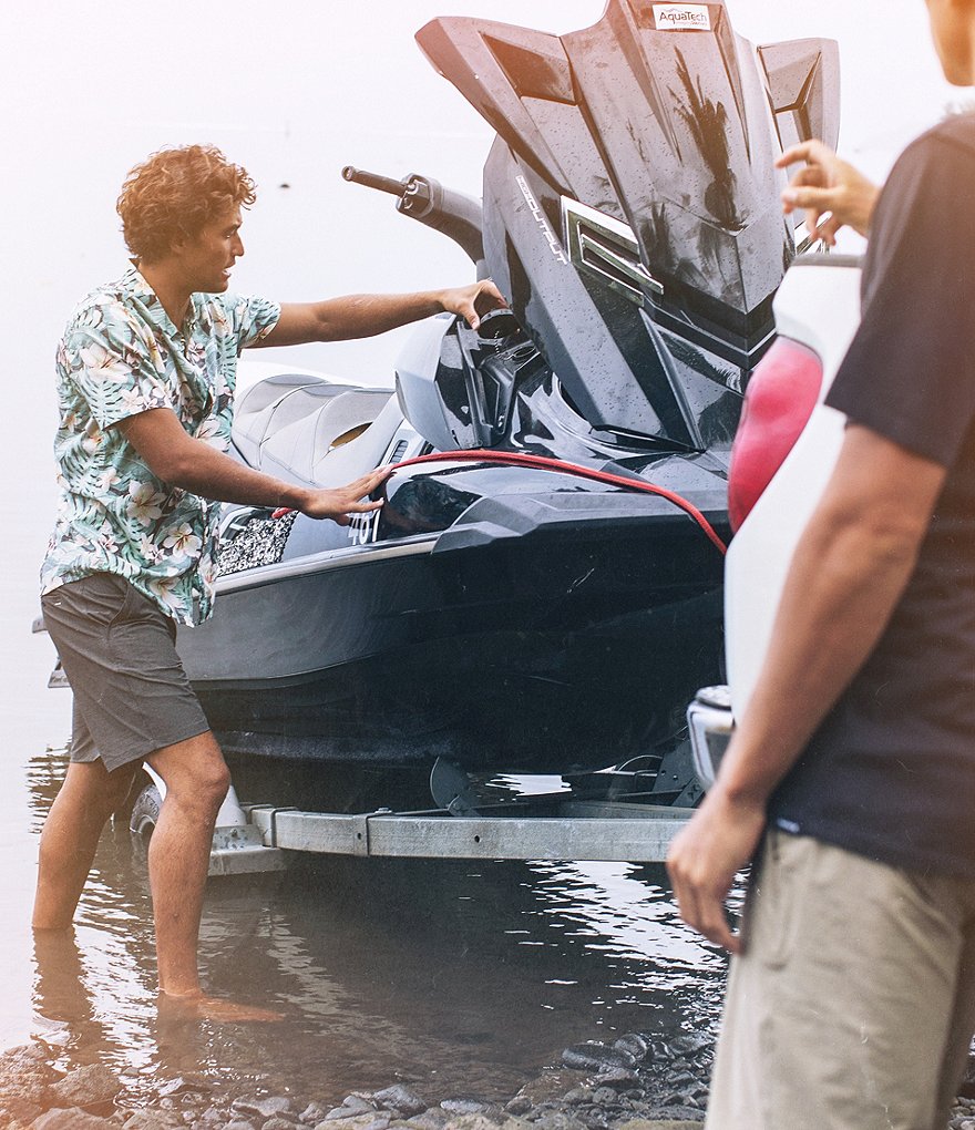 Hurley Cabana Floral Print Short-Sleeve Shirt