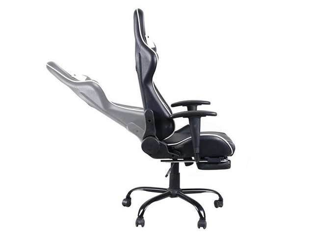 Hilinston Ergonomic Office Chair PC Gaming Chair Racing Chair for Gaming,Computer Chair,E-Sports Chair with High-Back,Adjustable Headrest and Lumbar Support,White,GC03