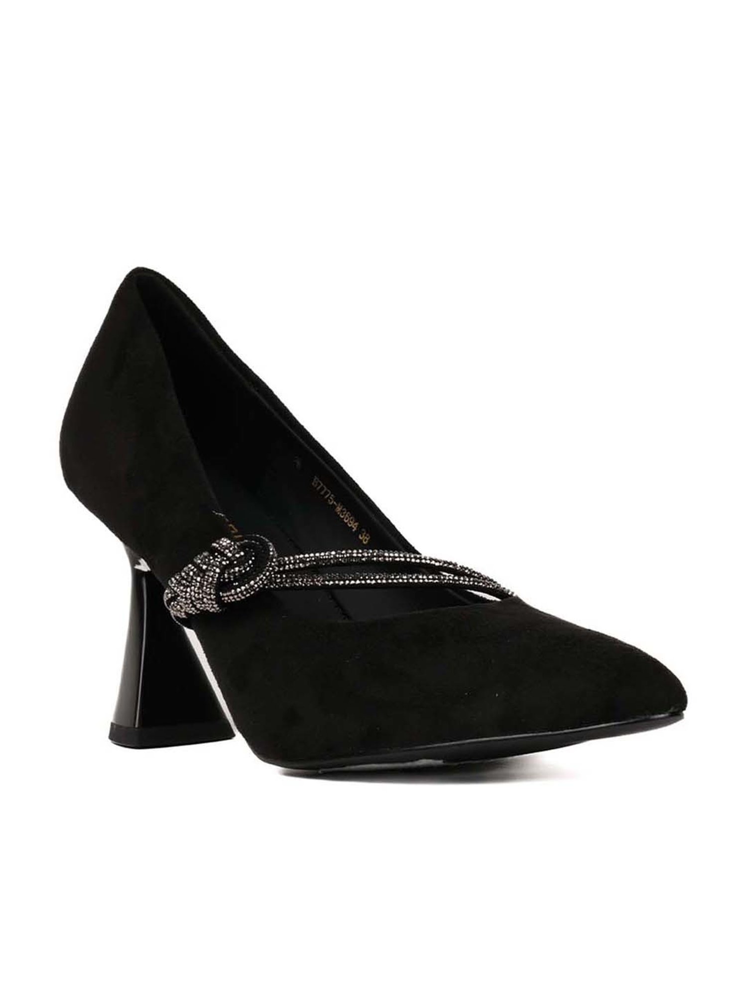 Ronnie Grey Women's Black Casual Pumps