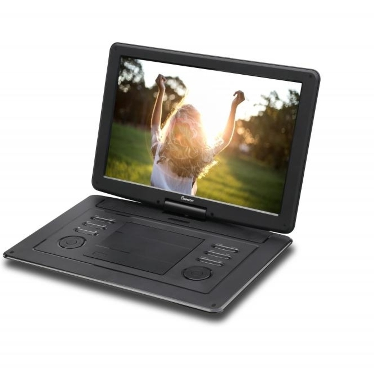 Impecca DVP1560K 15.6 in. Portable DVD Player, Black