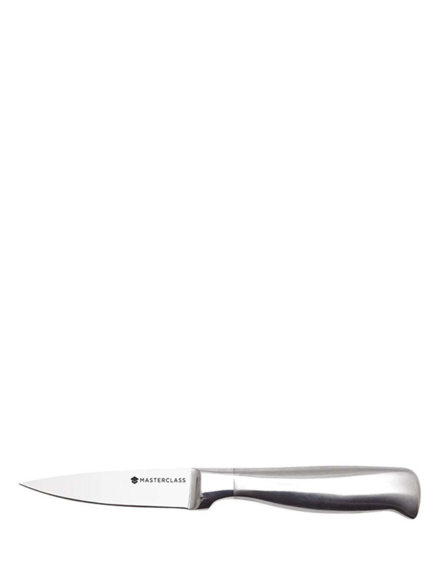 MasterClass Silver Medium Stainless Steel Acero Paring Knife - 9 cm