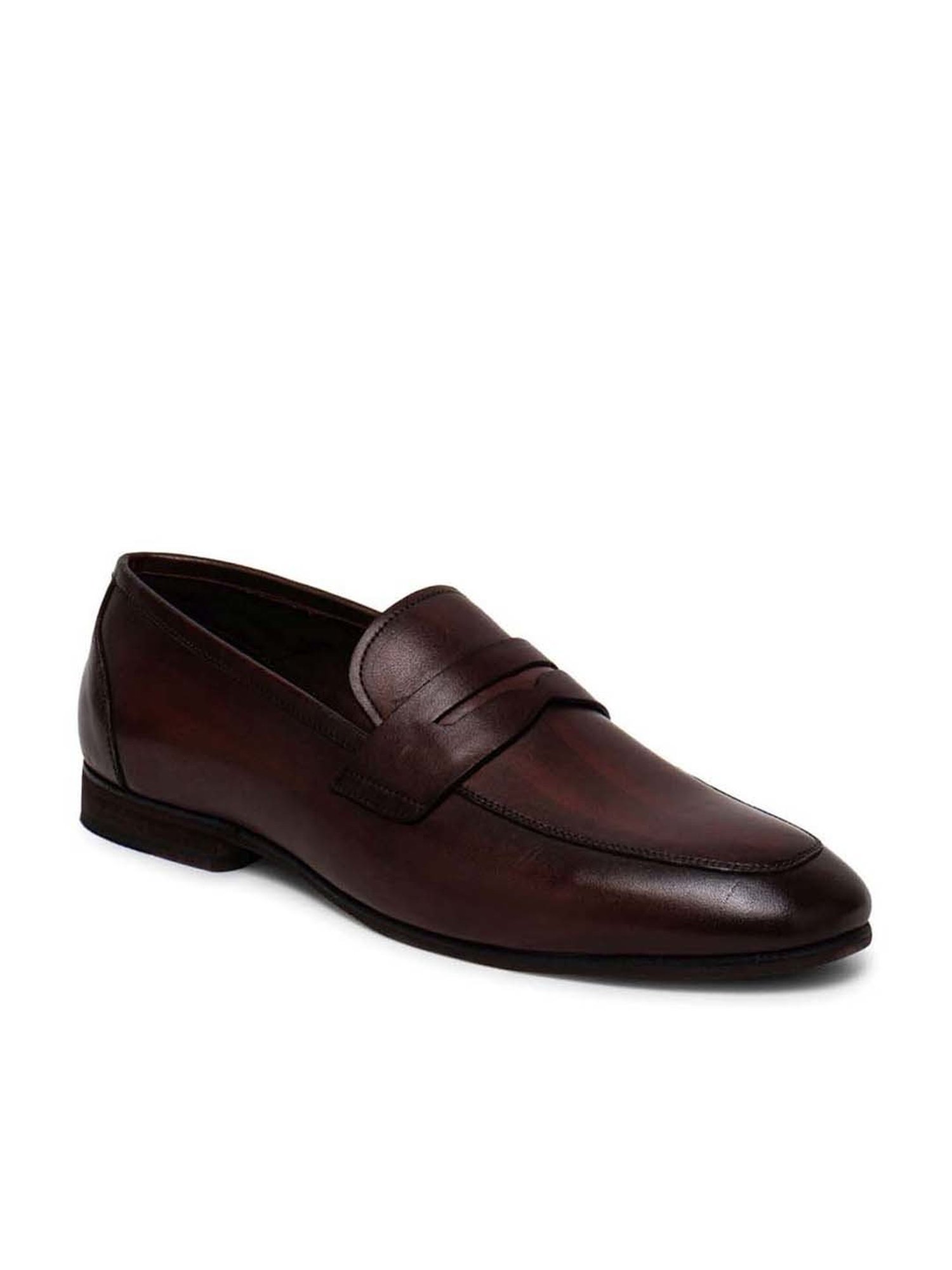 Ezok Men's Chocolate Casual Loafers