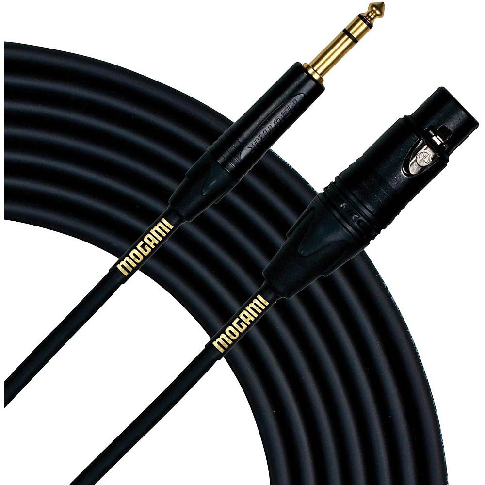 Mogami Gold 10ft TRS to XLR Female Cable
