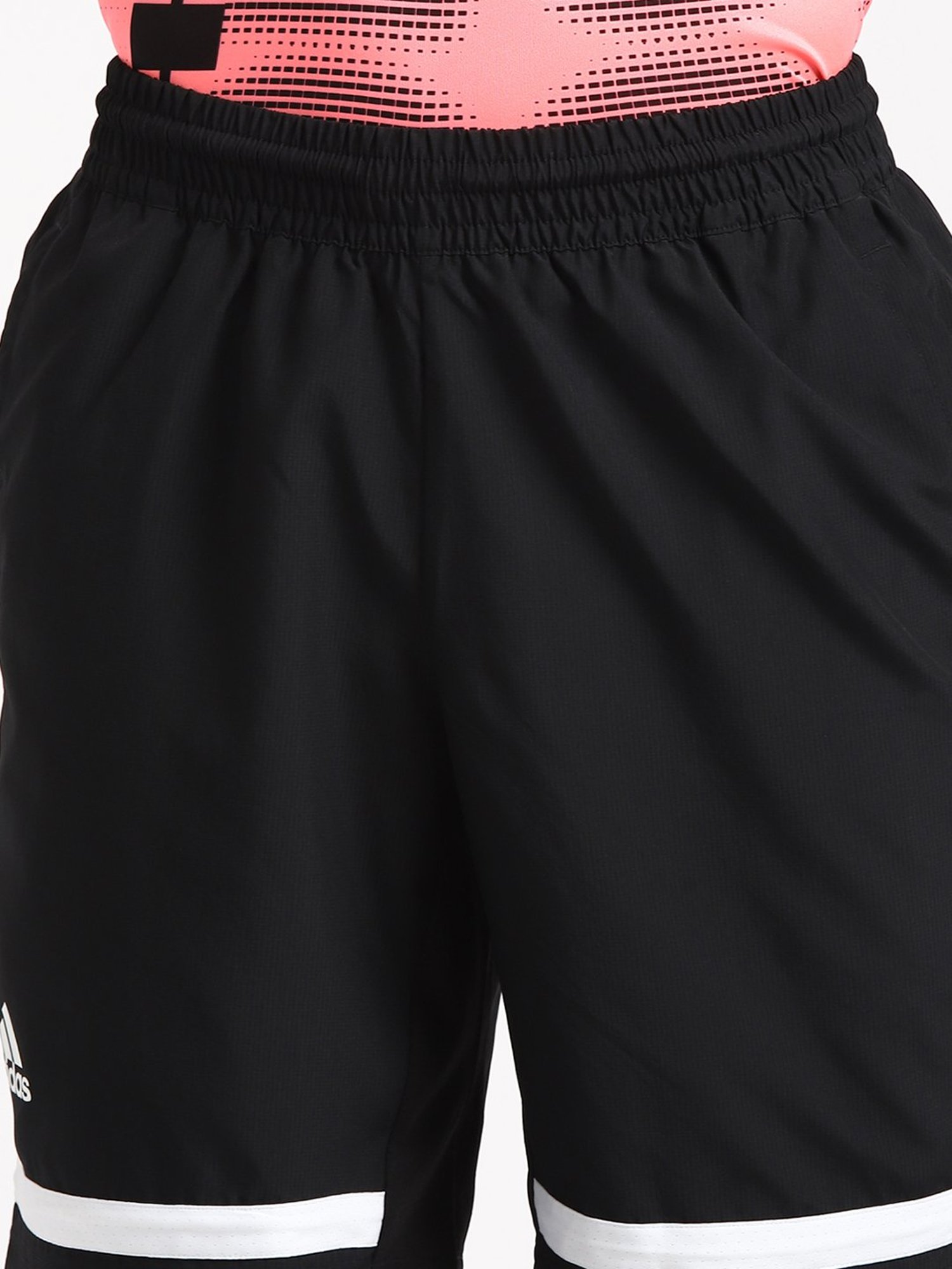 Reebok Black Regular Fit Sports Shorts