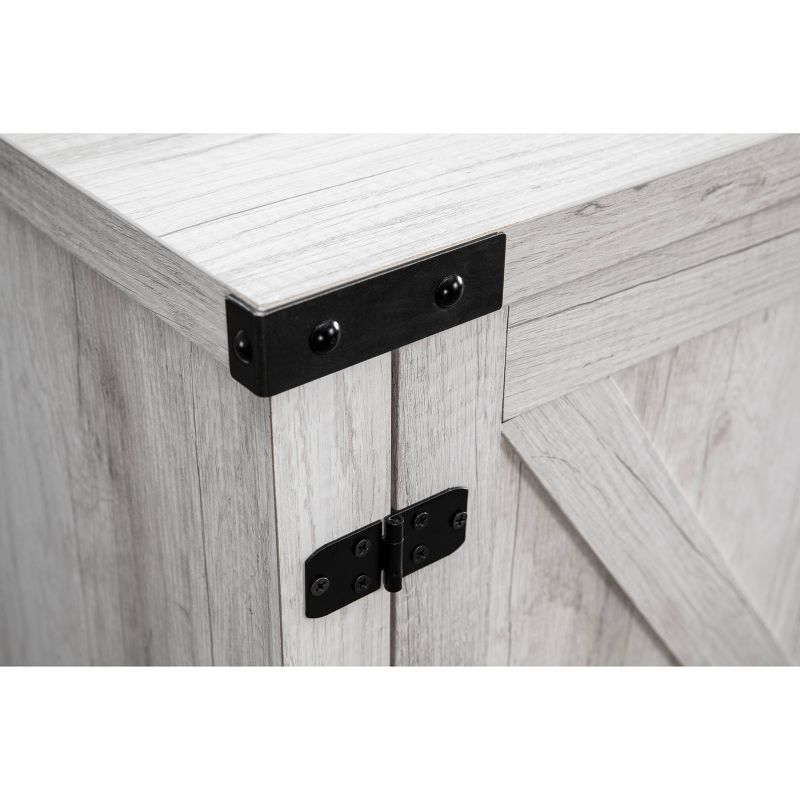 58" TV Stand For TVs up to 65" with Electric Fireplace Oak - Home Essentials