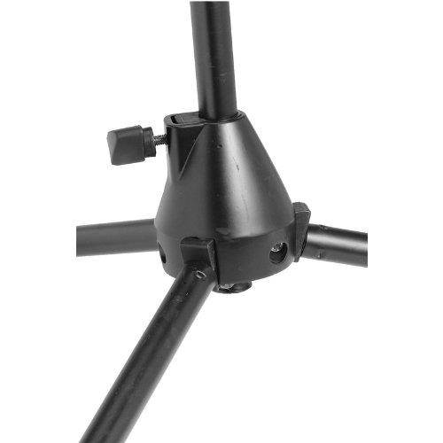 On Stage MS7701B Euro Boom Microphone Stand Black Outfit Of 3