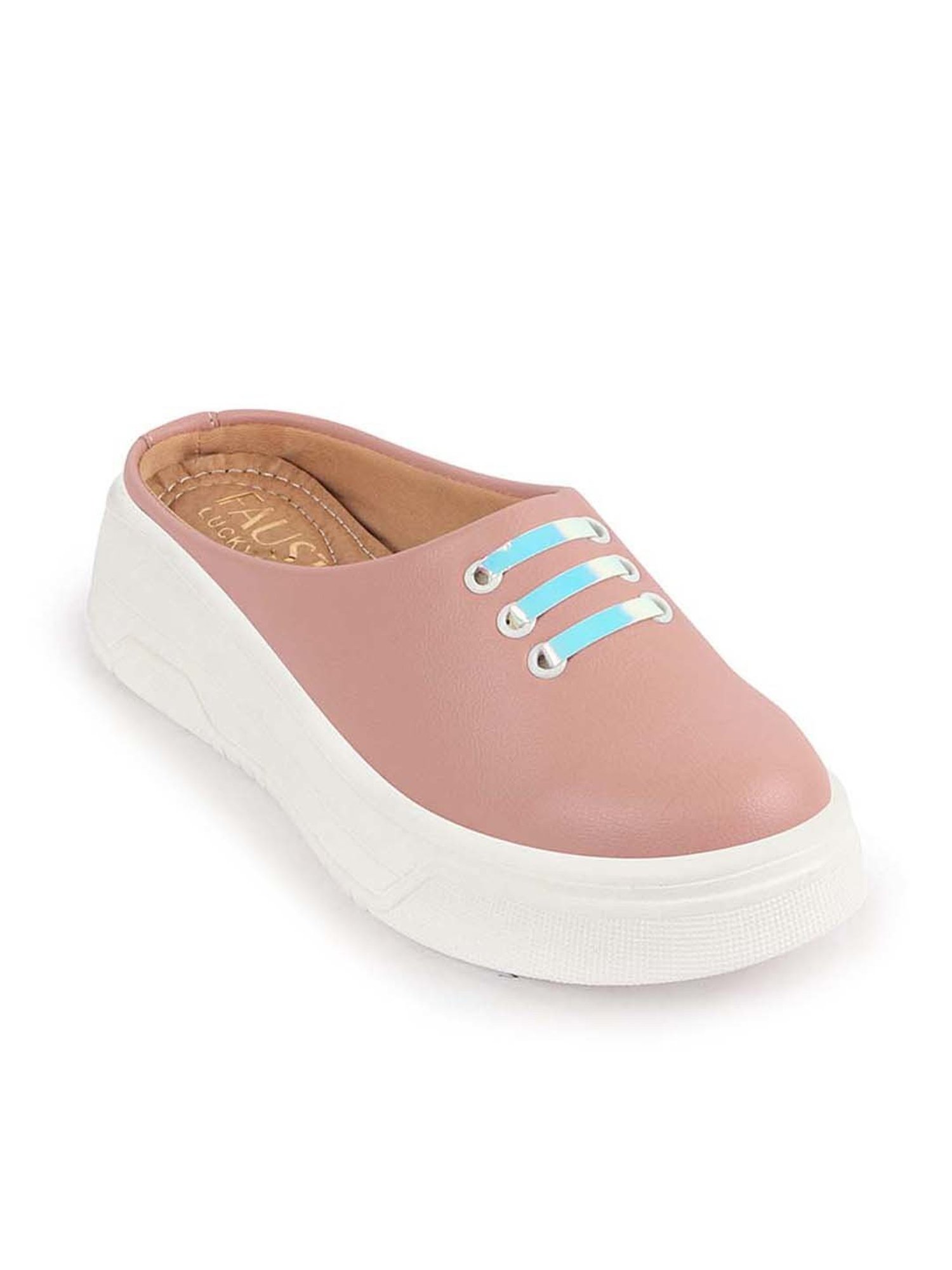 Fausto Women's Pink Mule Shoes