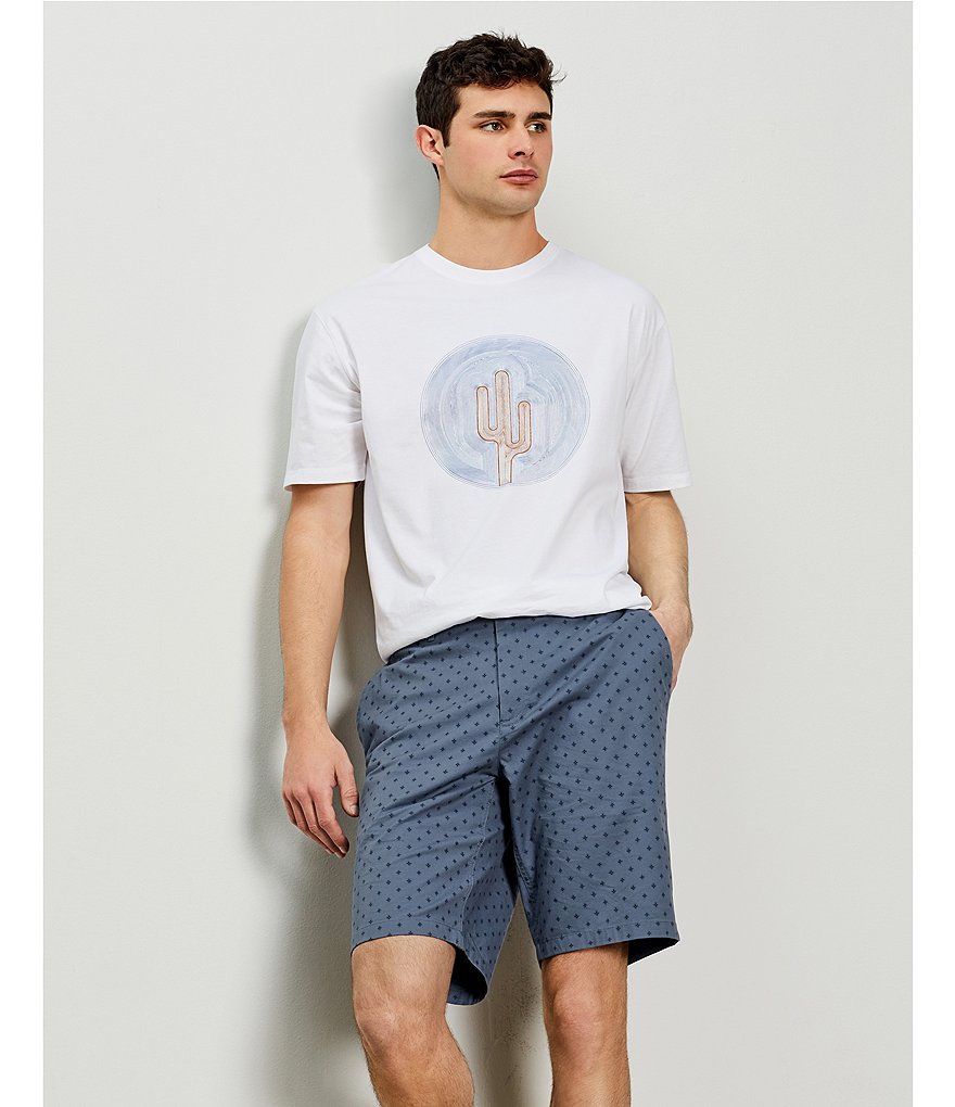 Rowm Short-Sleeve Cactus Screen Printed Crew Tee