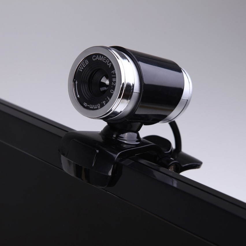 HXSJ A860 30fps 12 Megapixel 480P HD Webcam for Desktop / Laptop, with 10m Sound Absorbing Microphone, Length: 1.4m(Black)