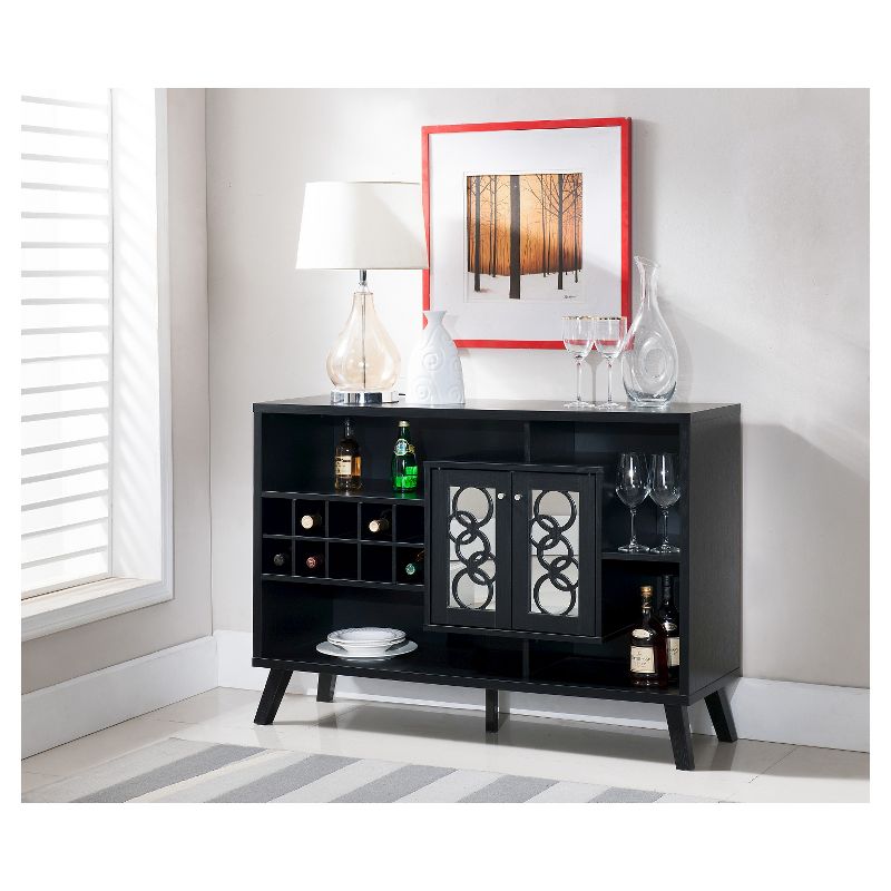 Essina Modern Dining Server Wood/Cappuccino - HOMES: Inside + Out