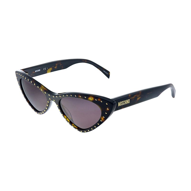 Moschino MOS 006S 086 K2 Womens Oval Sunglasses Havana 52mm