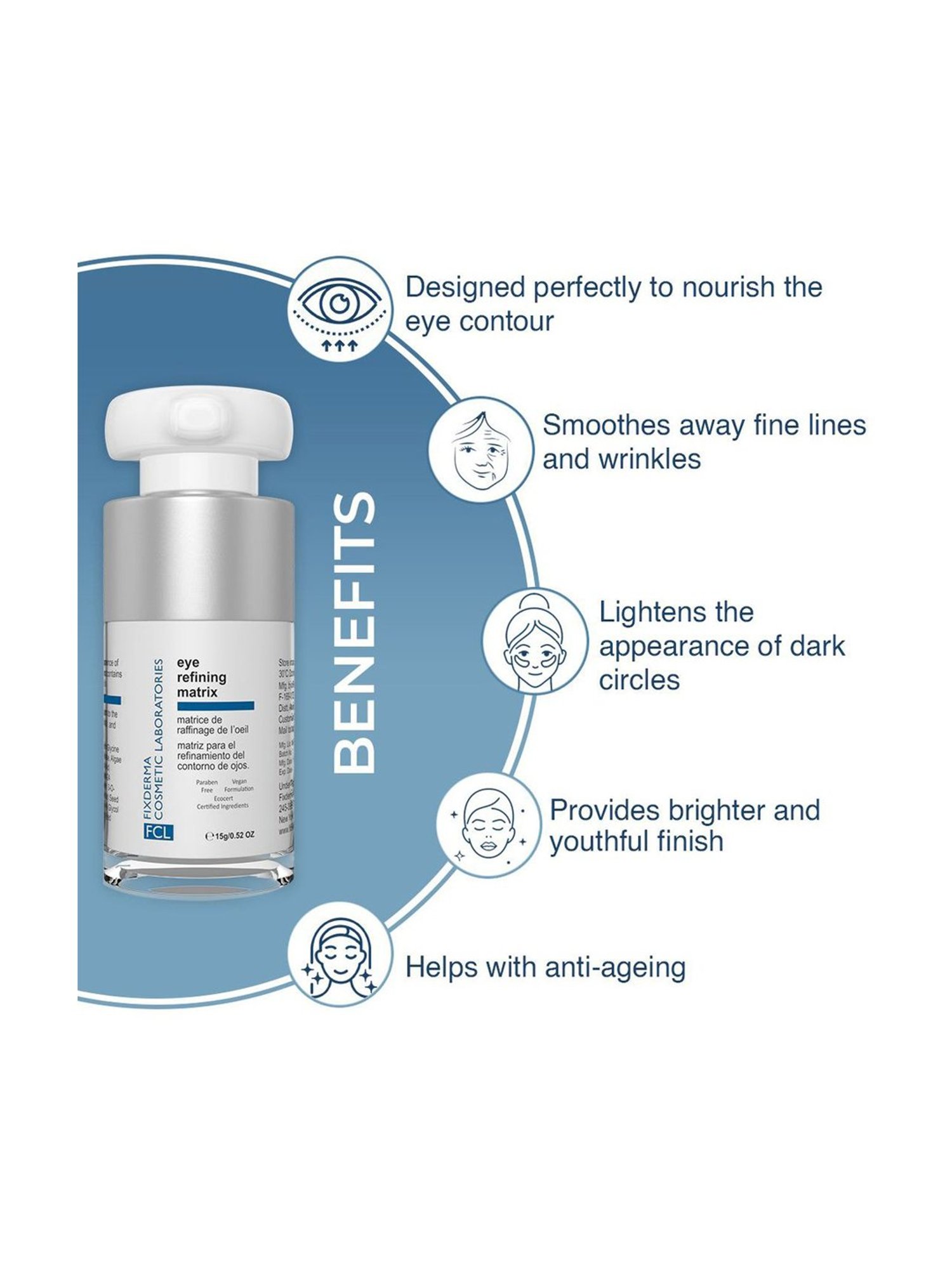 FCL Eye Refining Matrix Under eye cream  - 15 gm