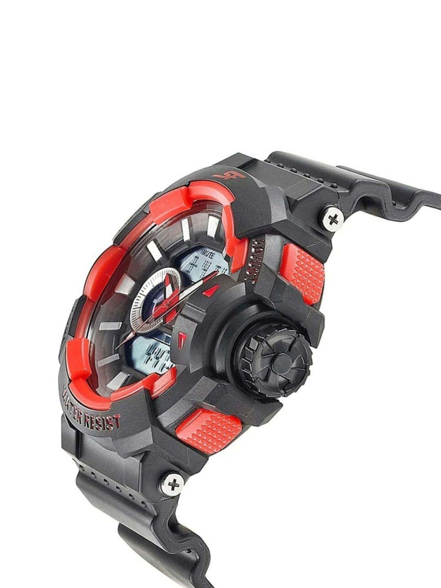 Sonata SF Hustler NS77118PP02W Analog-Digital Watch for Men