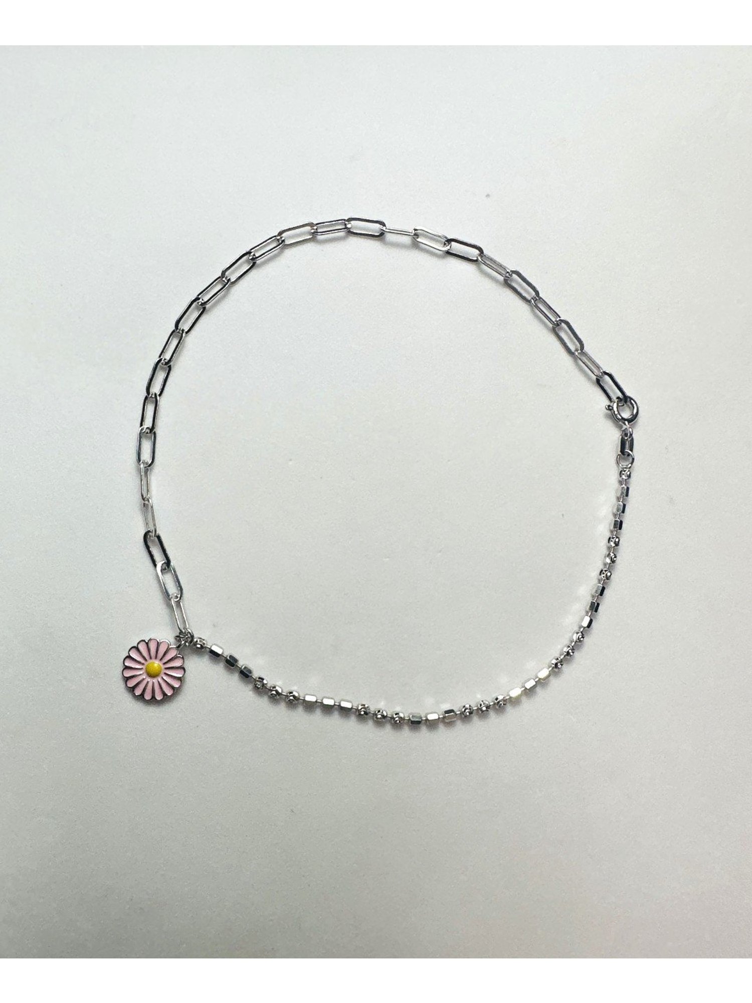Arte Jewels 925 Sterling Silver Floral Anklet for Women & Girls (Single Anklet)