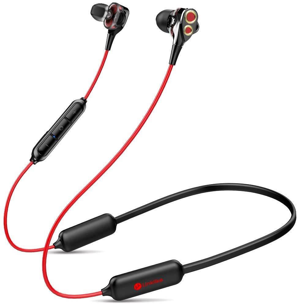 16pcs (B-4sz) Replacement Earbuds Eartips Adapters Compatible with Linklike Fly 9 Sport Quad Drivers Earphones Headphones