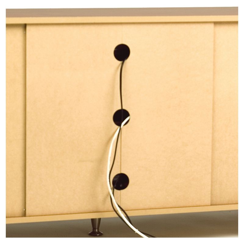 Premier TV Stand with Media Storage - Black - Prepac