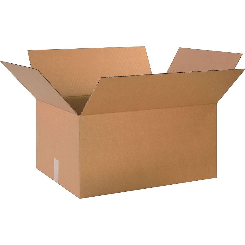 SI Products 24 x 18 x 12 Shipping Boxes, 32 ECT, Brown 241812