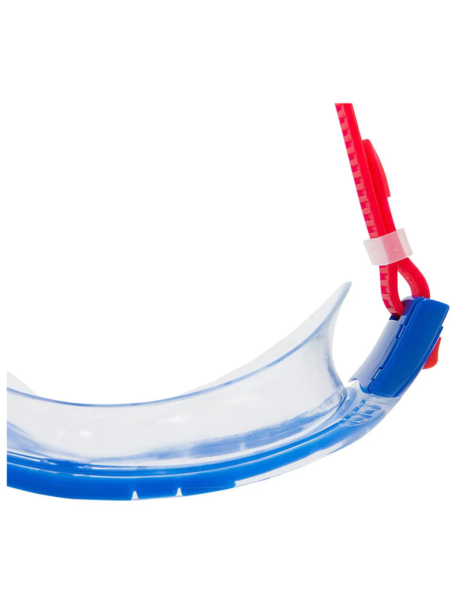 Speedo Unisex Junior Rift Clear-Lens Goggles (Lava Red & Blue)