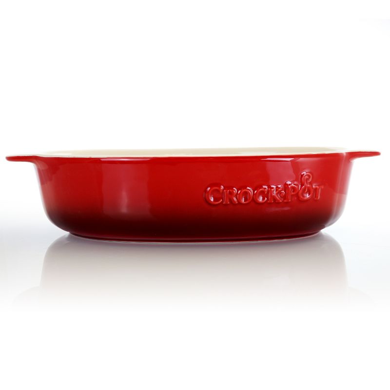 Crock-Pot 2.5 Quart Red Stoneware Baking Dish