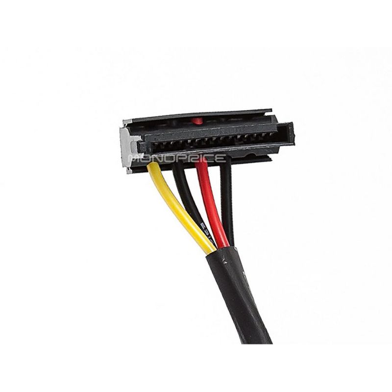 Monoprice DATA Cable - 2 Feet - 4-pin MOLEX Male to 4x 15-pin SATA II Female Power Cable (Net Jacket)