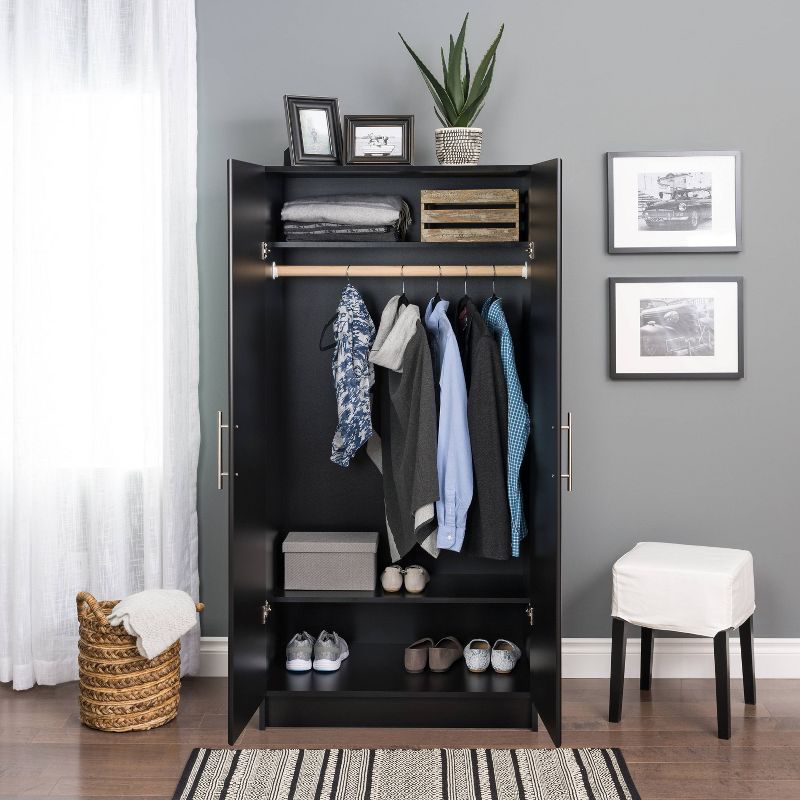 32" Elite Wardrobe Cabinet Black - Prepac