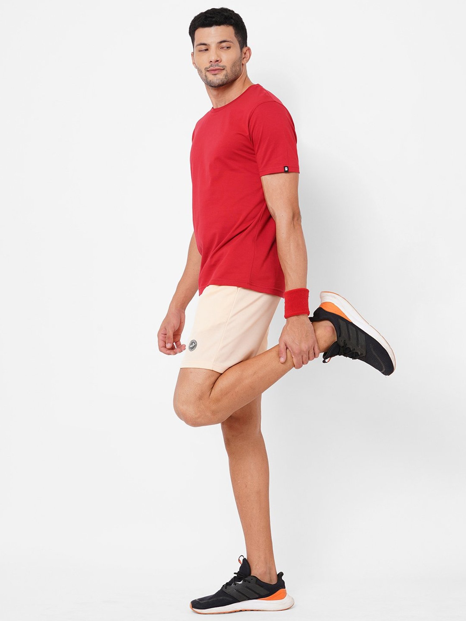 Fitz Peach Regular Fit Shorts