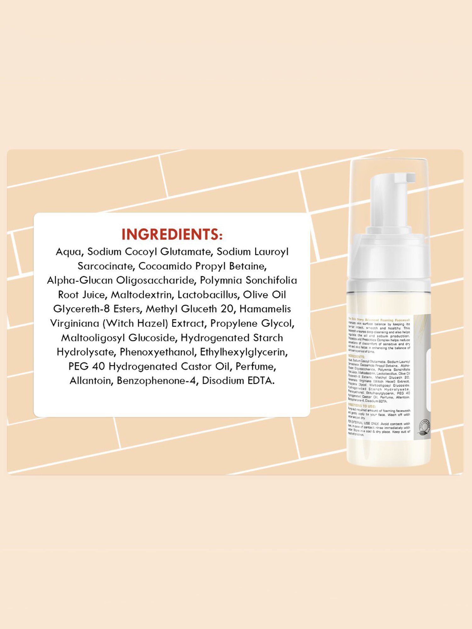 The Skin Story Advanced Deep Cleansing & Balances Foaming Face Wash - 100 ml