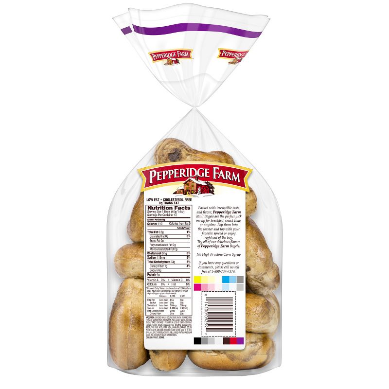 Pepperidge Farm Cinnamon Raisin Mini Bagels - 17oz/12ct