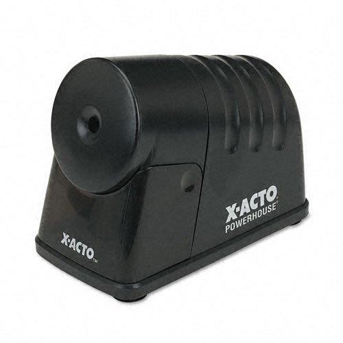 X-ACTO : PowerHouse Desktop Electric Pencil Sharpener, Black -:- Sold as 2 Packs of - 1 - / - Total of 2 Each