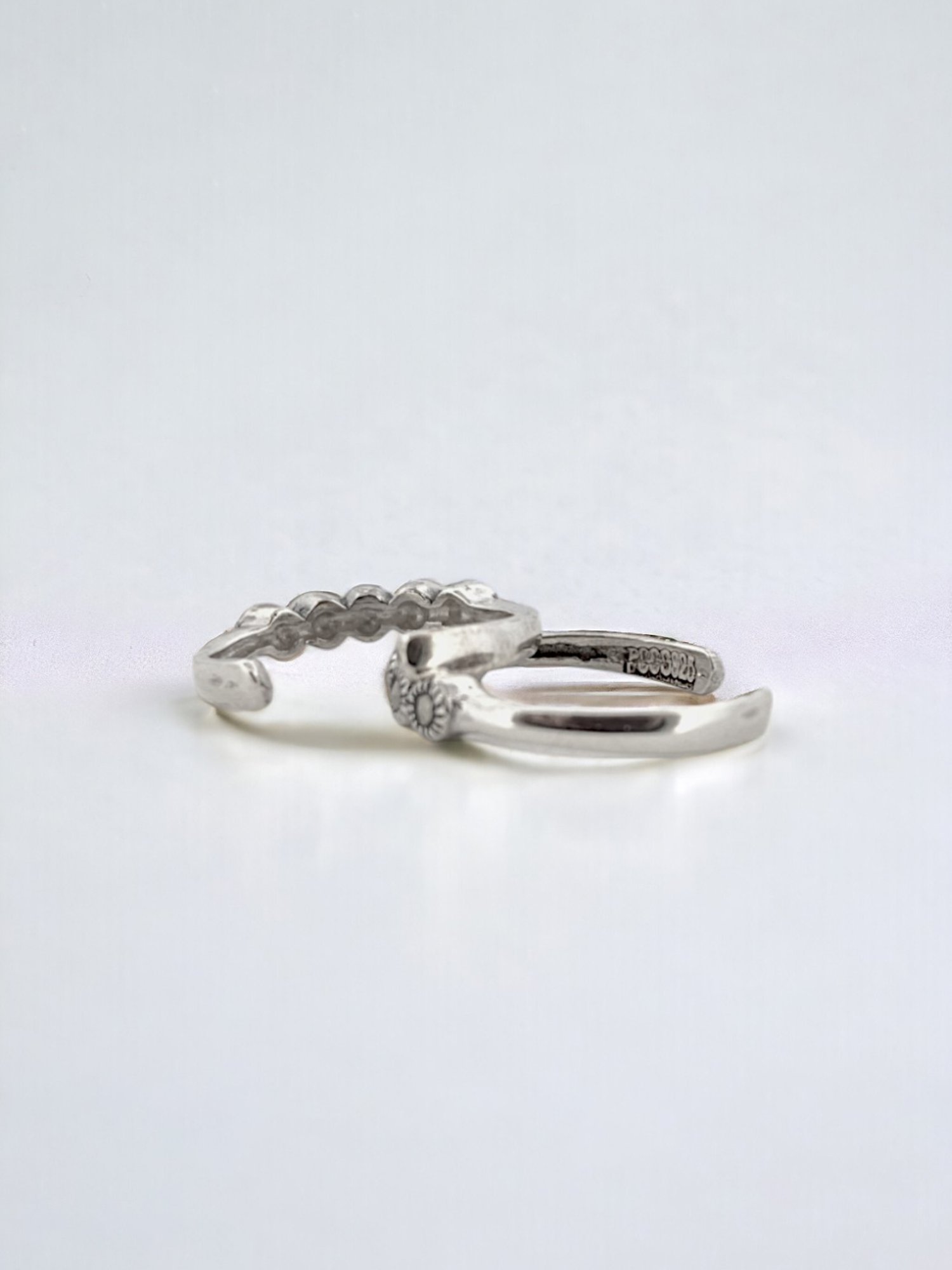 Rihi by P.C. Chandra Jewellers 925 Silver Dot Stud Toe-Rings for Women & Girls