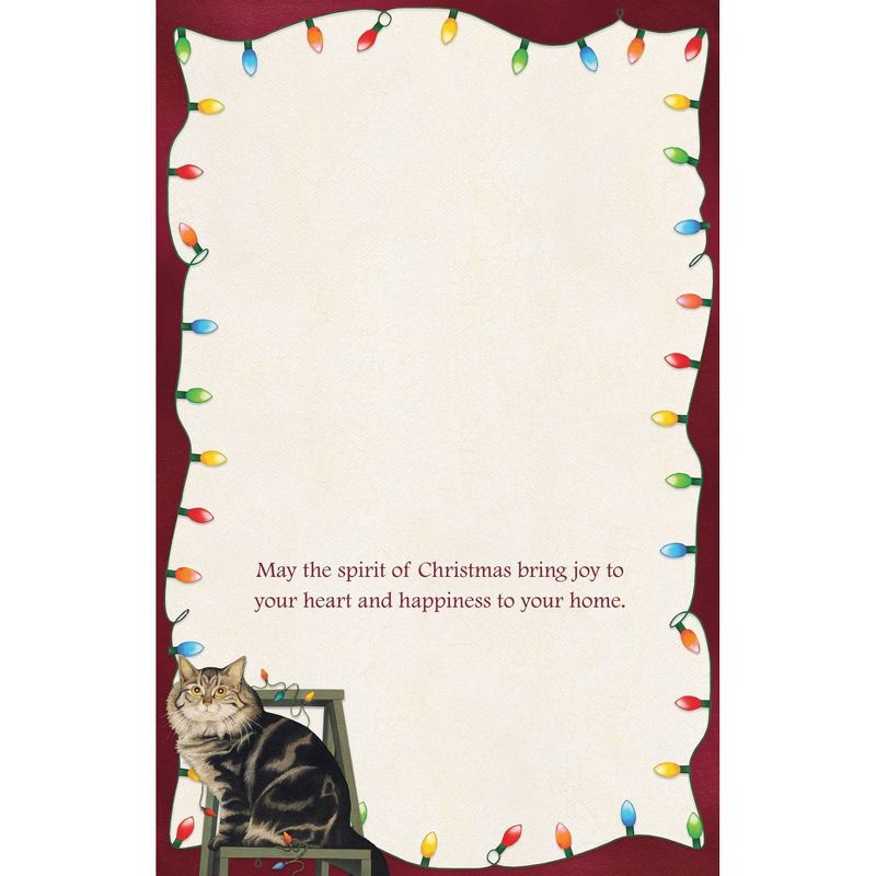 18ct Stringing Lights Holiday Boxed Cards
