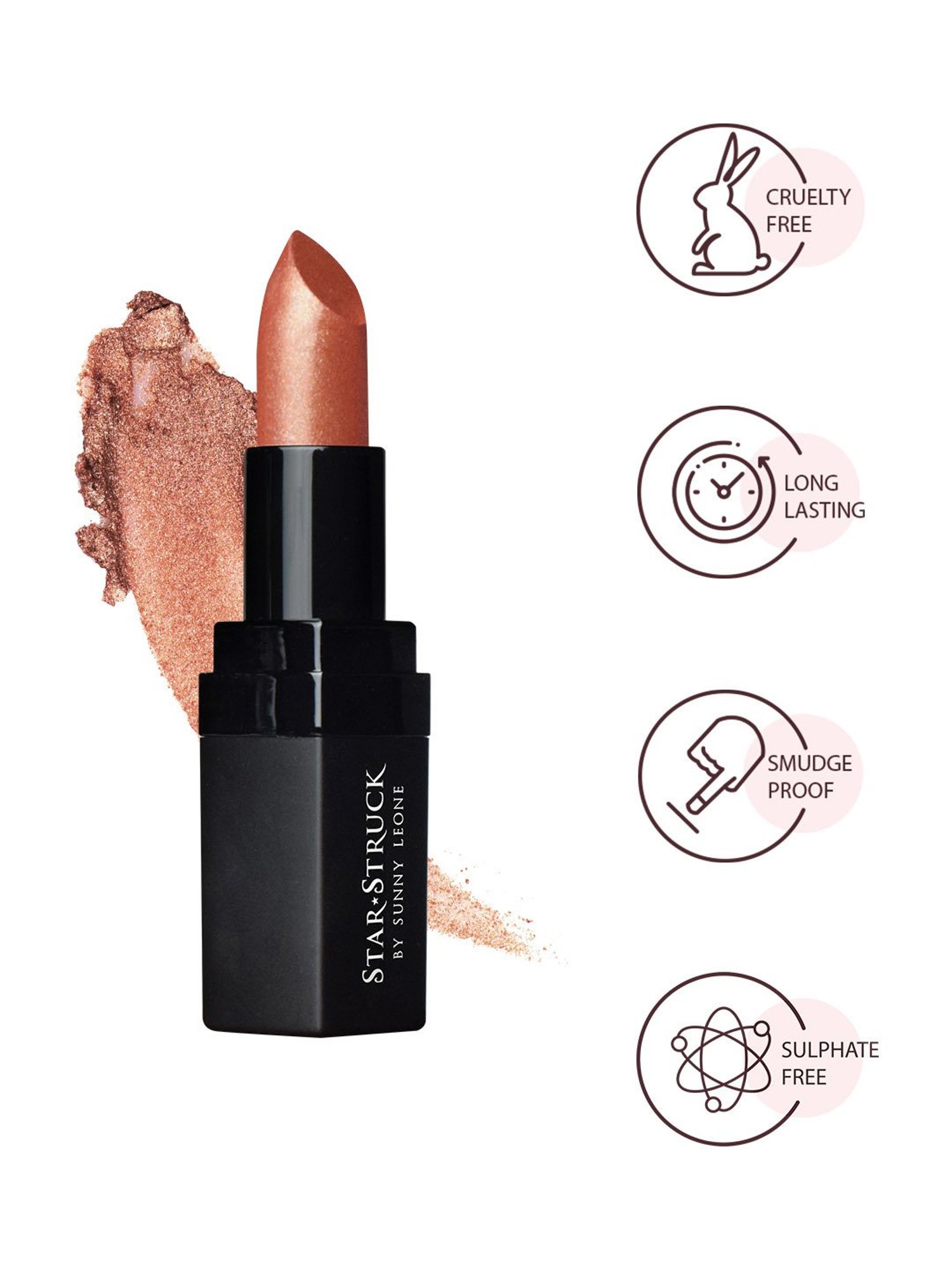 StarStruck By Sunny Leone Intense Matte Lip color Bronze Beauty - 4.2 gm