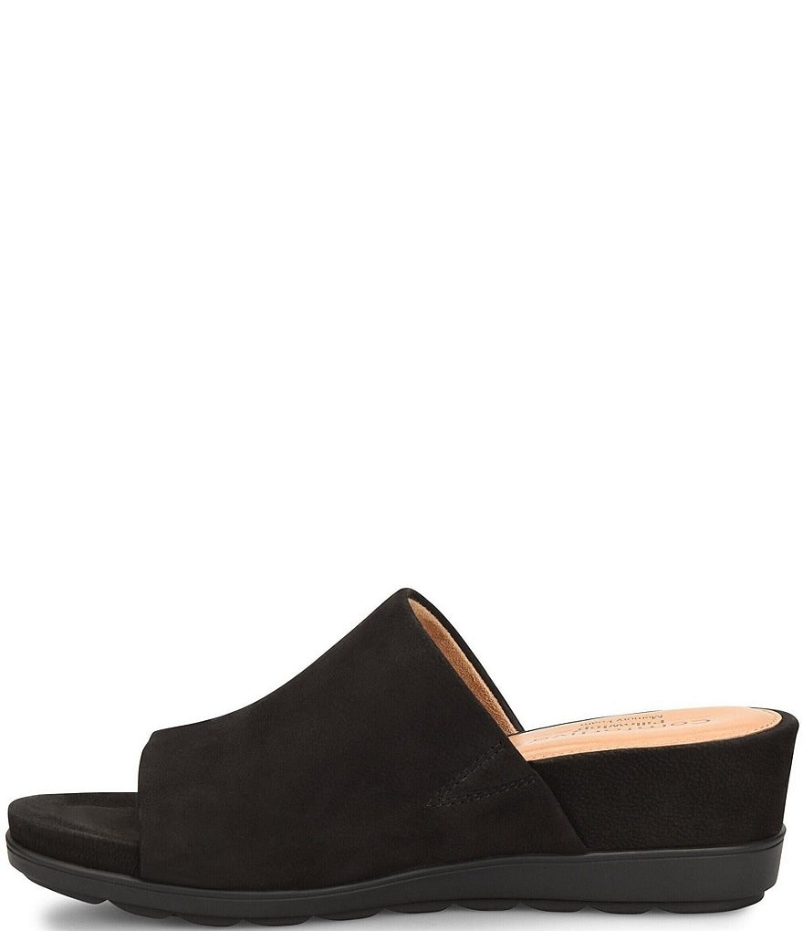 Comfortiva Pax Nubuck Wrapped Wedge Slides