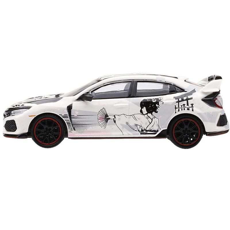 Honda Civic Type R (FK8) ArtCar Manga 2018 Paris Auto Show Ltd Ed to 3,600 pcs 1/64 Diecast Car by True Scale Miniatures