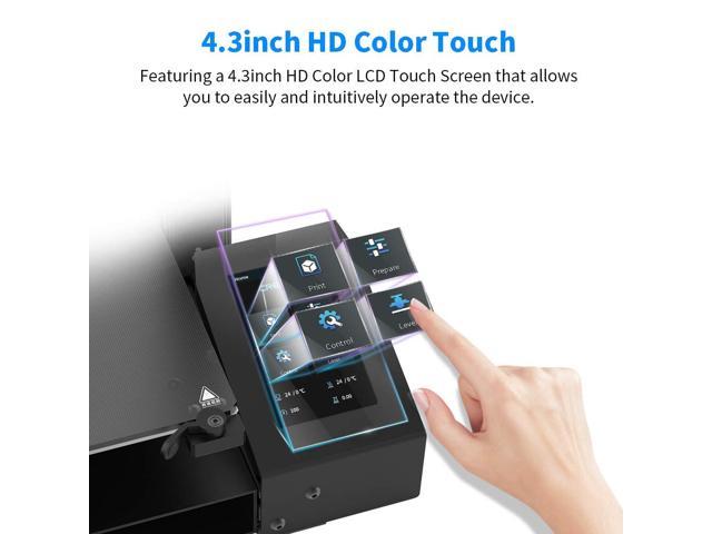 Creality CR-6 SE 3D Printer, 2020 Newest Auto Level DIY Printer Kit with Silent Mainboard, Touchscreen, Meanwell Power Supply, Tempered Glass Plate and Dual Z-axis Print Size 235 x 235 x 250 mm