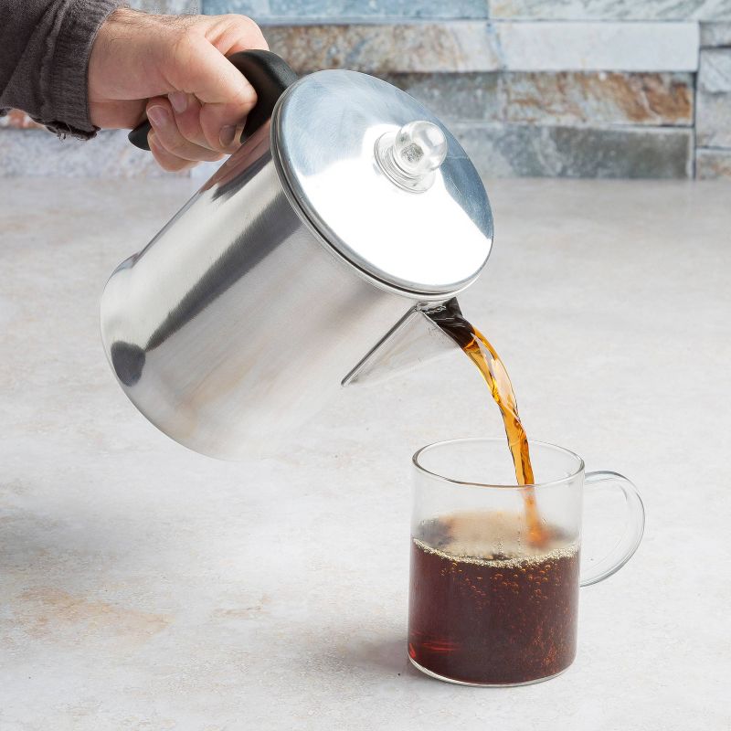 Primula 9-Cup Coffee Percolator - Silver