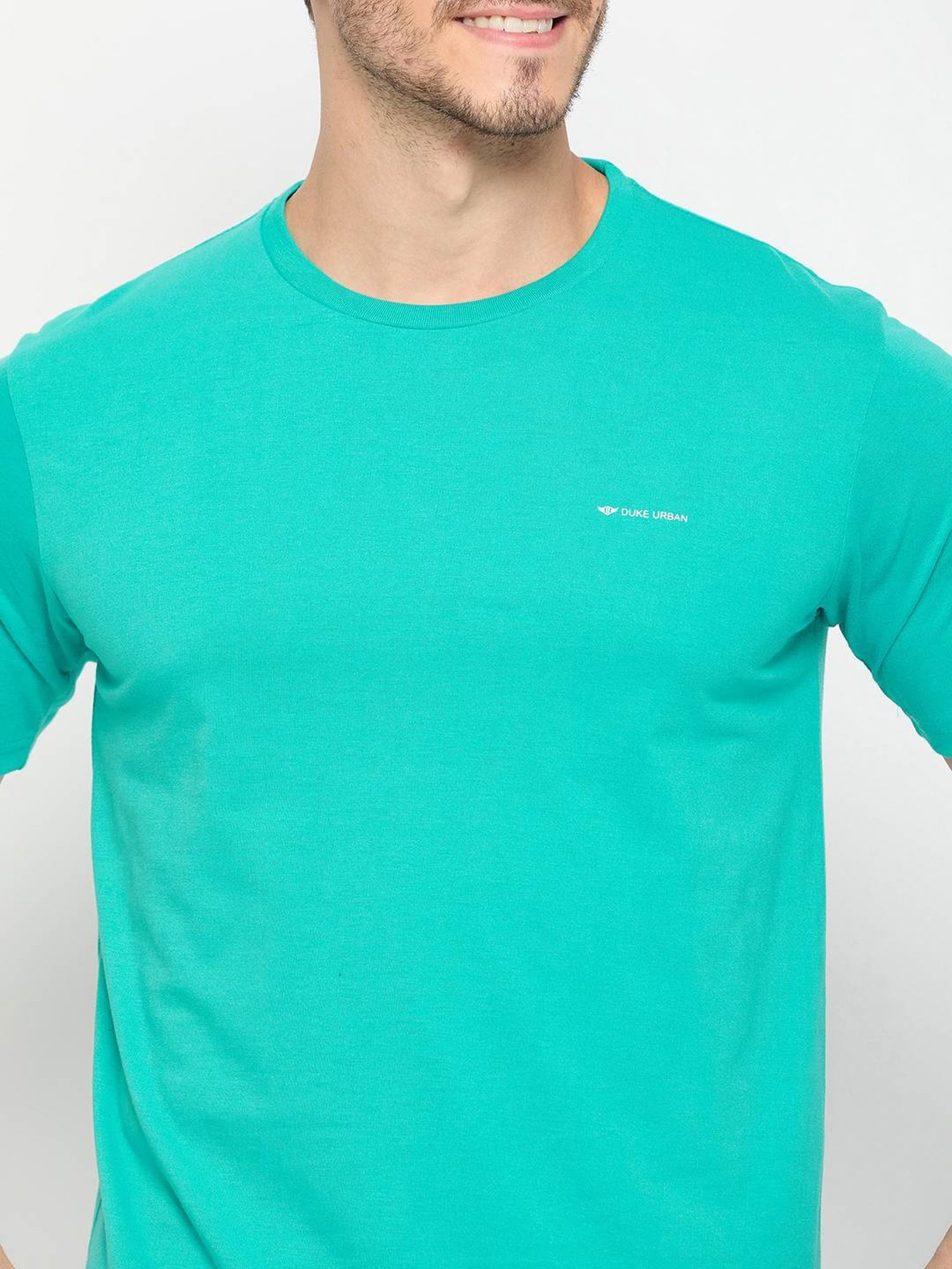 Duke Black & Green Regular Fit T-Shirt