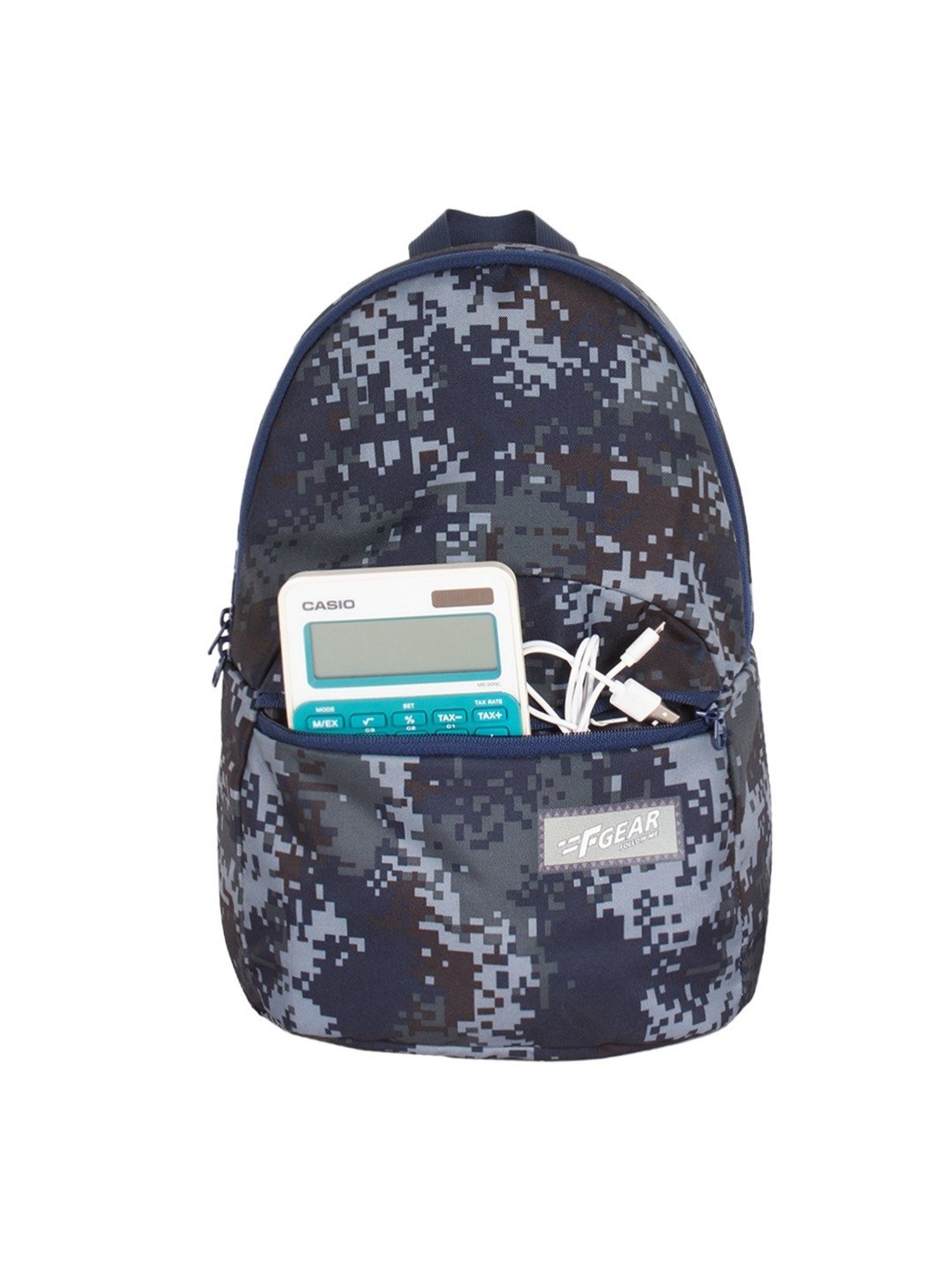 F Gear Ferris 7 Ltrs Navy Printed Small Backpack