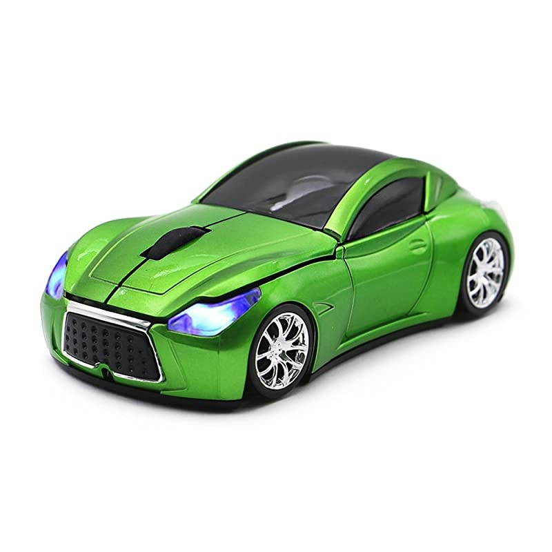 Sports Car Mouse Wireless Mouse Computer Mice Laptop Optical Gaming Mouse Red Green