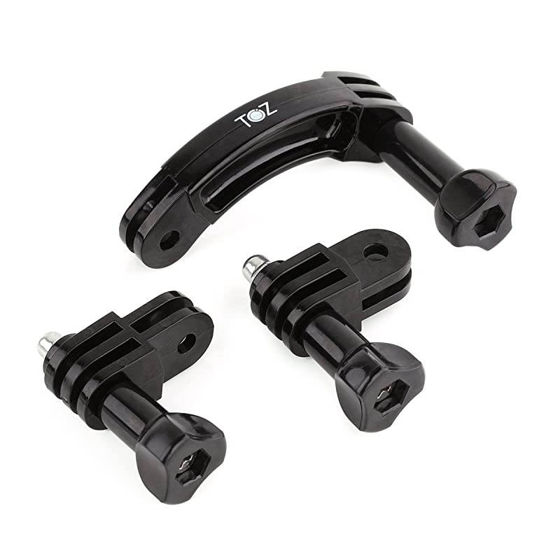 TZNS03 Universal Rotary Extension Arm Mount Set for Gopro Hero 4 3 3+ 2 1 GoPro Accessories Kit Extension Arm Adapter Pivot Arm Thumbscrew