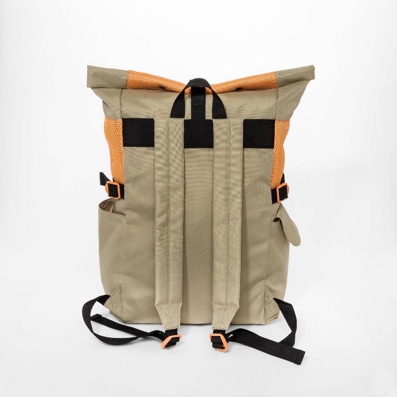 Boys' Roll Top Backpack - art class™ Orange