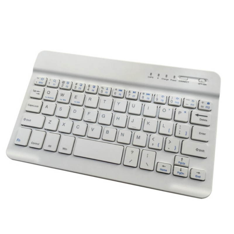 Bluetooth KeyboardUltra-Slim Rechargeable Wireless Bluetooth Keyboard for iOS, Android, Windows, and Mac Compatible with iPad, iPad Pro, iPhone, Android Tablets