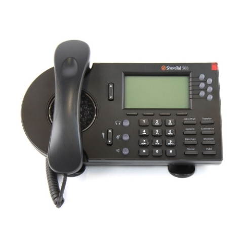 SHORETEL SHOREPHONE IP 560G 6-LINE IP TELEPHONE (BLACK)
