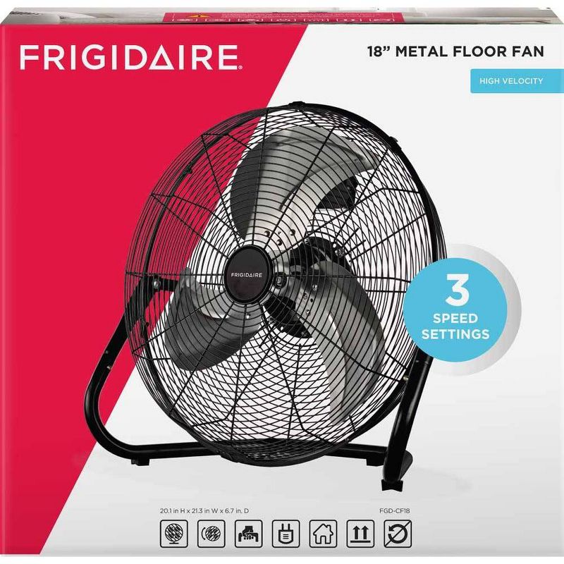 Frigidaire 18" High Velocity Metal Floor Fan