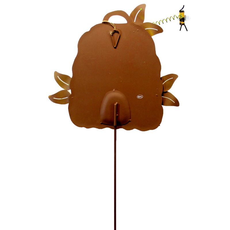 Home & Garden 28.75" Home Sweet Home Beehive Stake Spring Bees Round Top Collection  -  Decorative Garden Stakes